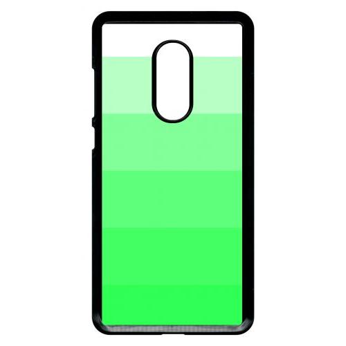 Coque Xiaomi Redmi Note 4 - Degrad Vert Fluo - Noir