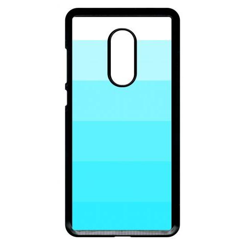 Coque Xiaomi Redmi Note 4 - Degrad Bleu Fluo - Noir