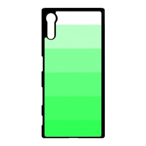 Coque Xperia Xz - Degrad Vert Fluo - Noir