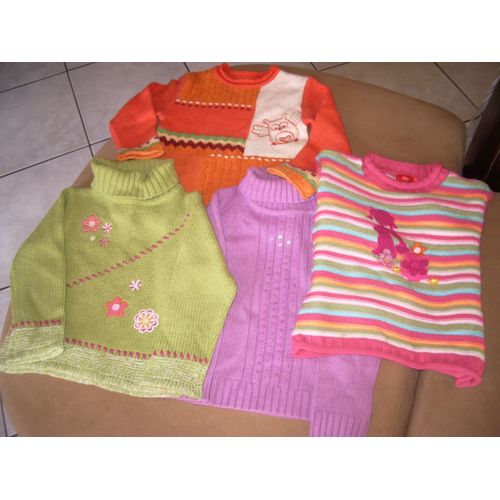 Lot De 4 Pulls Taille 6 Ans Superbes