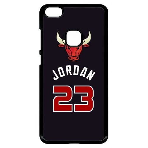 Coque Pour Smartphone - Chicago Jordan 23 - Compatible Avec Huawei P10 Lite - Plastique - Bord Noir