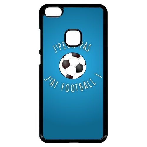 Coque Pour Smartphone - Je Peux Pas J Ai Football - Compatible Avec Huawei P10 Lite - Plastique - Bord Noir