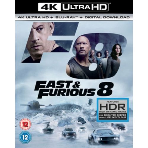 Fast & Furious 8 4k Uhd/Blu Ray/Digital