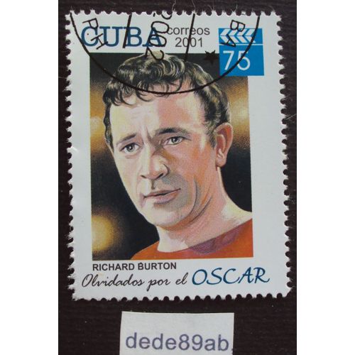 Cuba.. (75) Richard Burton - Olvidados Por El Oscar - Oblitéré Used Stamp.