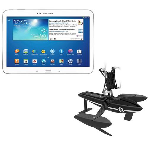 Pack Samsung - Galaxy Tab 3 - 10.1" Wifi - 16 Goavec Parrot Minidrone Hydrofoil Orak-Parrot