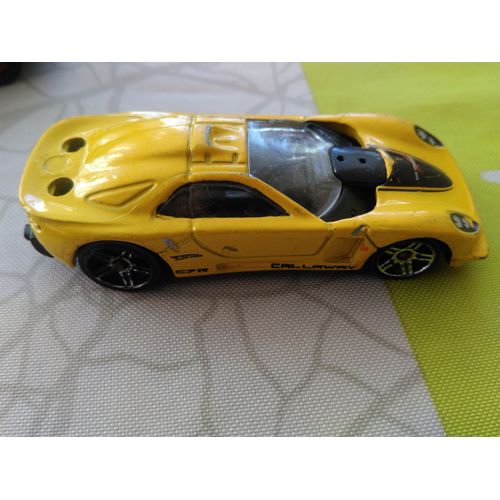  Voiture  Minature Sport Jaune Callaway C7 C49 1997 Hotwheel-Hot Wheels