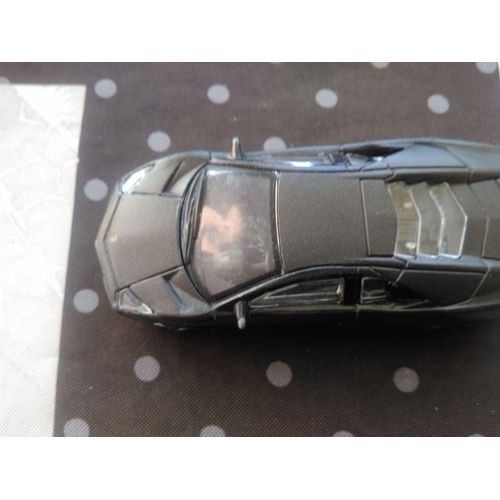 Voiture Miniature Moyenne Noire N 21128 Burago Lamborghini-Burago