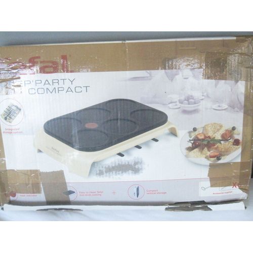 Tefal Multi Crêpes Party Crep' Party Compact - Crêpière - 1000 Watt - jaune