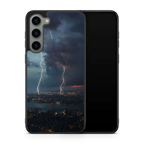 Coque Pour Samsung Galaxy A54 Orage Éclair Storm Tempête Nature Photo Ref 398