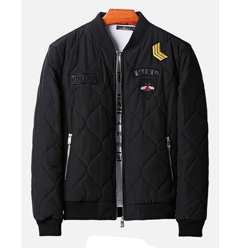 Hommes élimée palangre MA1 Bleu Veste D/'aviateur baseball col Manteau rembourré
