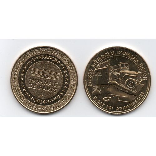 Ww2 - Pièce Monnaie De Paris 2014  - 70° Anniversaire Débarquement