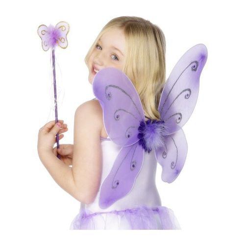 Kit Papillon Violet Fille - 40066 - Taille Unique - Port 0¿