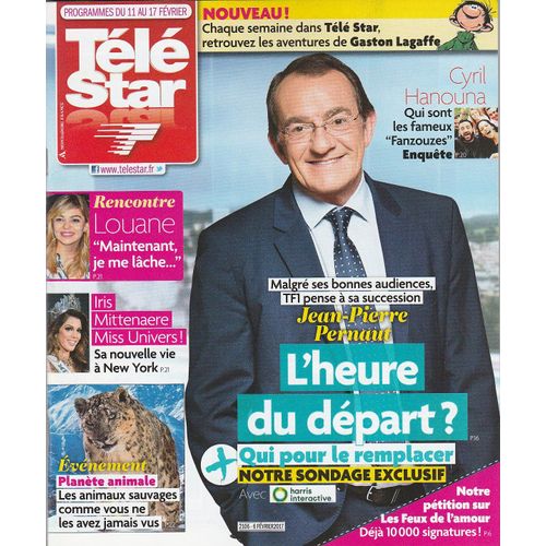 Télé Star N°2106 - 06/02/2017 - Pernaut - Mittenaere - Louane Emera - Cyril Hanoun - Gaston Lagaffe 