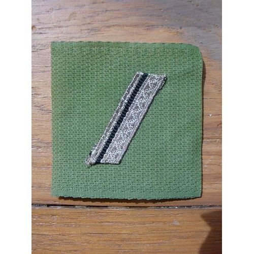 Militaria Armee Francaise Grade De Poitrine Velcro 1ere Classe