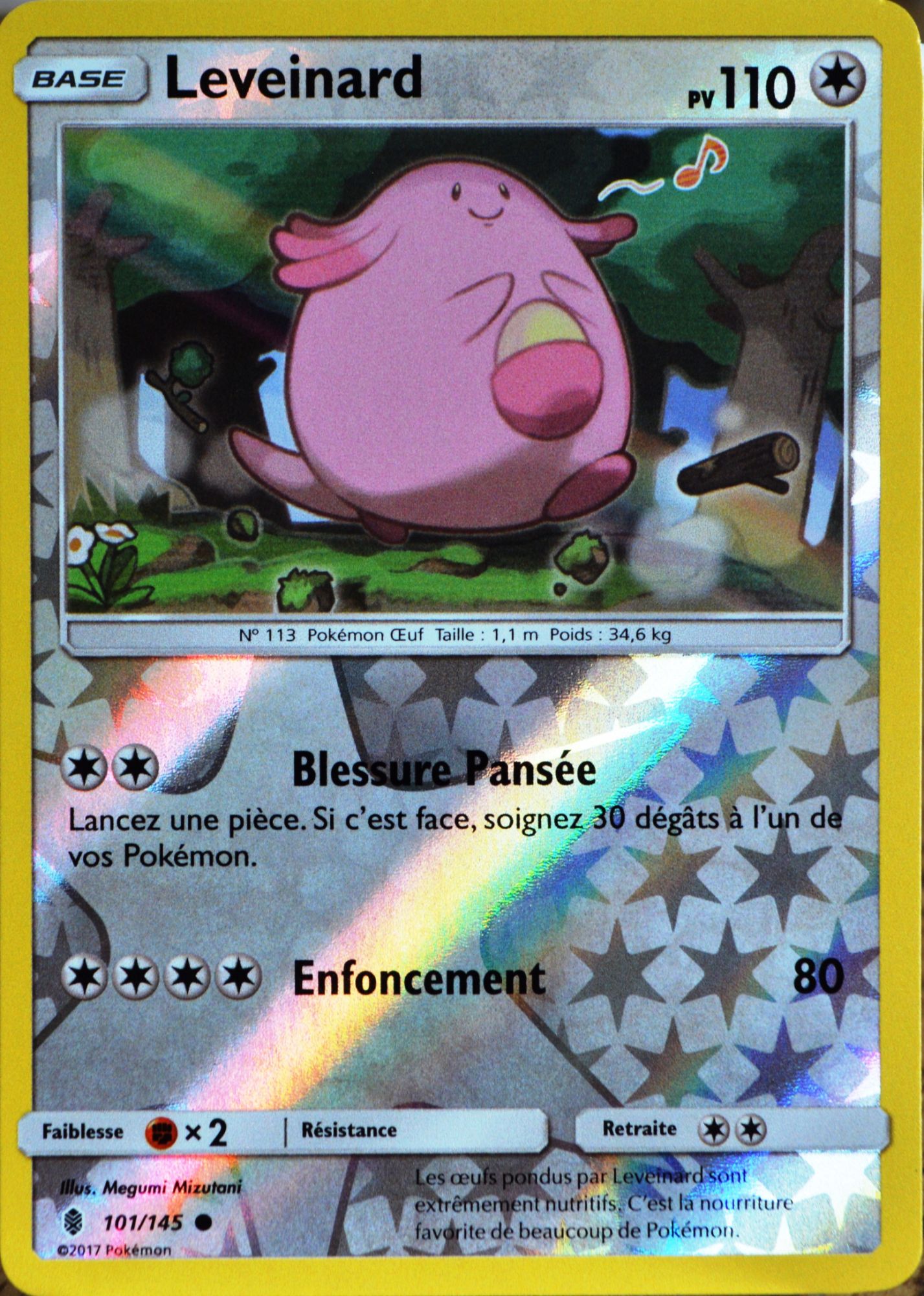 Carte Pokémon 101/145 Leveinard 110 Pv - Reverse