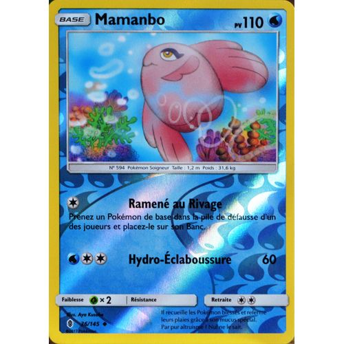 Carte Pokémon 36/145 Mamanbo 110 Pv - Reverse Sl2 - Soleil Et Lune - Gardiens Ascendants Neuf Fr