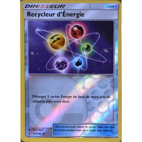 Carte Pokémon 123/145 Recycleur D'energie Sl2 - Soleil Et Lune - Gardiens Ascendants Neuf Fr