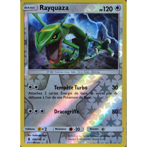 Carte Pokémon 106/145 Rayquaza 120 Pv - Reverse