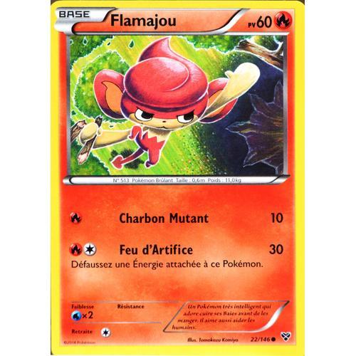 Carte Pokémon 22/146 Flamajou 60 Pv Xy Neuf Fr