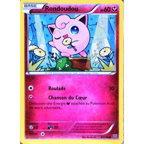 XY1-87/146 Rondoudou Française Carte Pokemon Neuve 