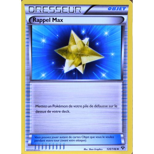 Carte Pokémon 120/146 Rappel Max Xy Neuf Fr