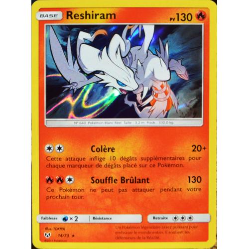 Carte Pokémon 14/73 Reshiram
