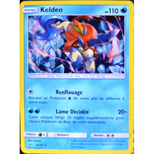Carte Pokémon 26/73 Keldeo