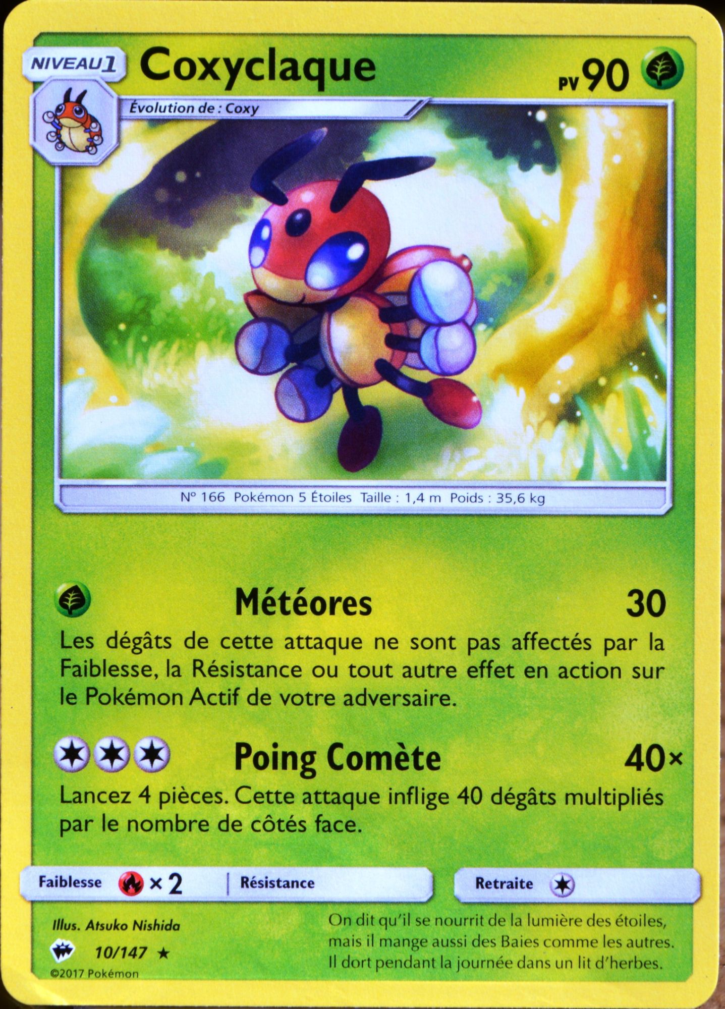 Carte Pokémon 10/147 Coxyclaque 90 Pv