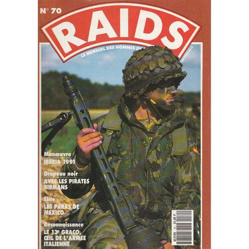 Revue - Raids - N° 70 Mars 1992 -  En Couverture: Les Parachutistes Espagnols De La Bripac Magazine