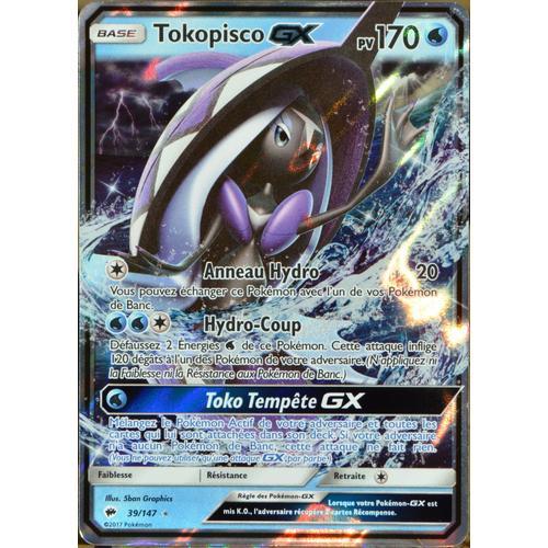 Carte Pokémon 39/147 Tokopisco Gx 170 Pv