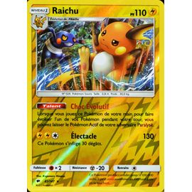 Carte Pokémon 41/147 Raichu 110 Pv - Holo Reverse Sl3 - Soleil Et Lune - Ombres Ardentes Neuf Fr