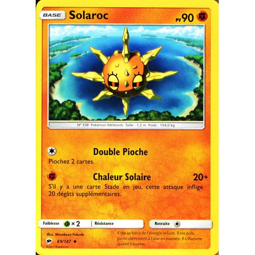 Carte Pokémon 69/147 Solaroc 90 Pv