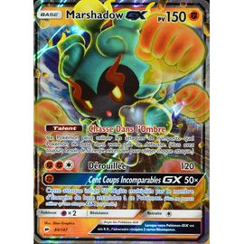Carte Pokémon 80/147 Marshadow Gx 150 Pv - Reverse