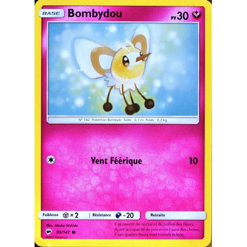 Carte Pokémon 95/147 Bombydou 30 Pv Sl3 - Soleil Et Lune - Ombres Ardentes Neuf Fr
