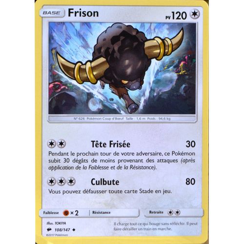 Carte Pokémon 108/147 Frison 120 Pv