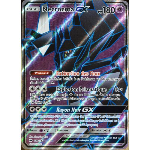 Carte Pokémon 134/147 Necrozma Gx 180 Pv - Full Art