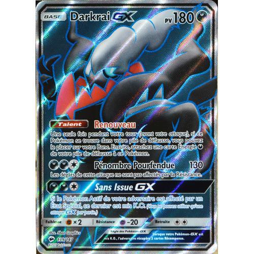 Carte Pokémon 139/147 Darkrai Gx 180 Pv - Full Art