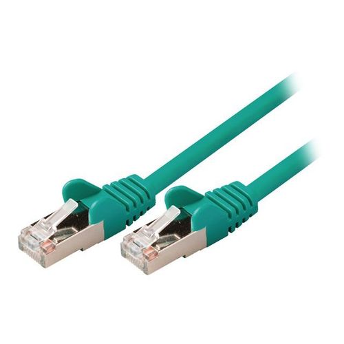 Valueline - Câble réseau - RJ-45 (M) pour RJ-45 (M) - 5 m - SF/UTP - CAT 5e - moulé, rond, sans crochet - vert