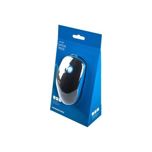ModeCom MC-M111 - Souris - optique - 3 boutons - filaire - USB - noir, bleu