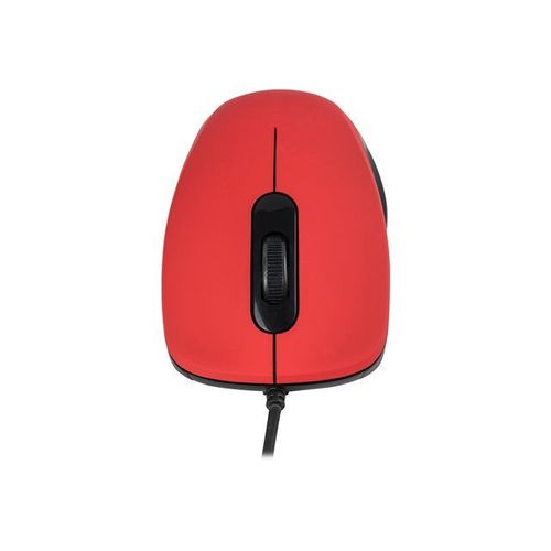ModeCom MC-M10S - Souris - optique - 3 boutons - filaire - USB - rouge
