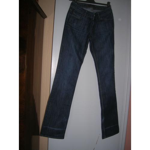 Jean Zara Woman Coton 38 Bleu 