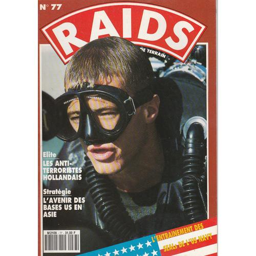 Revue - Raids - N° 77 Octobre 1992 -  En Couverture: Les Anti-Terroristes Hollandais Magazine Milit 