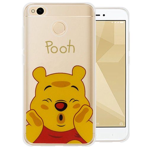 Coque Silicone Pour Xiaomi Redmi 4x 5.0" Ultra-Fine Dessin Animé Jolie - Winnie The Pooh