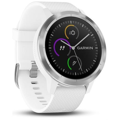 Garmin Vívoactive 3 - Acier Inoxydable - Montre Connectée Avec Bracelet - Blanc - Bluetooth, Ant+/Ant - 43 G