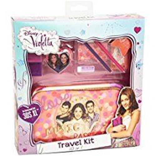 Ardistel Disney Violetta Travel Kit 10 In 1 - Kit D'accessoires Pour Console De Jeu - Pour Nintendo 3ds Xl