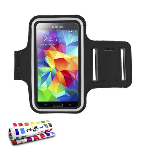 Brassard De Sport Samsung Galaxy S7 Edge Noir Anti-Dérapant