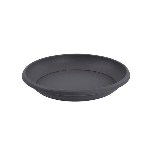 Eda - Soucoupe Ronde Osaka 15cm Pour Pot 20cm - Anthracite