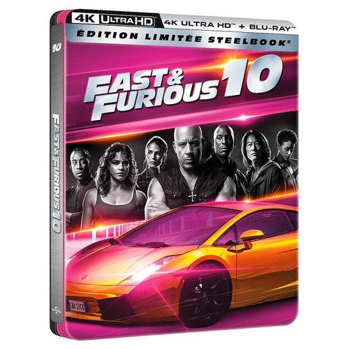 Fast & Furious X - 4k Ultra Hd + Blu-Ray - Édition Boîtier Steelbook