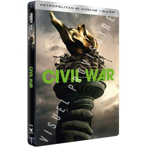 Civil War - Édition Limitée Steelbook 4k Ultra Hd + Blu-Ray