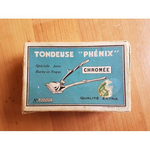 Tondeuse Phenix De Coiffeur Pour Barbe Et Nuque Chromée N°00000 Qualité Extra